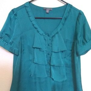 Green blouse